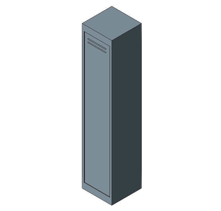 Single Narrow Locker