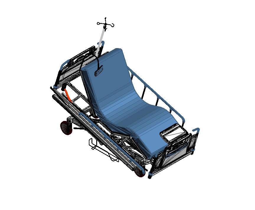 Reclining Medical Stretcher