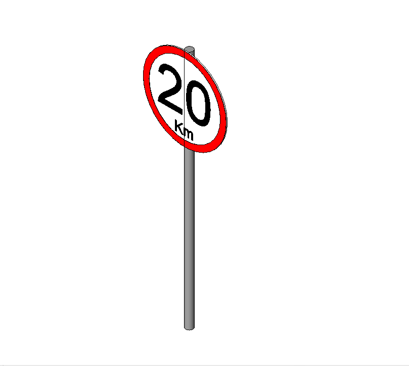 Speed Limit 20 Sign