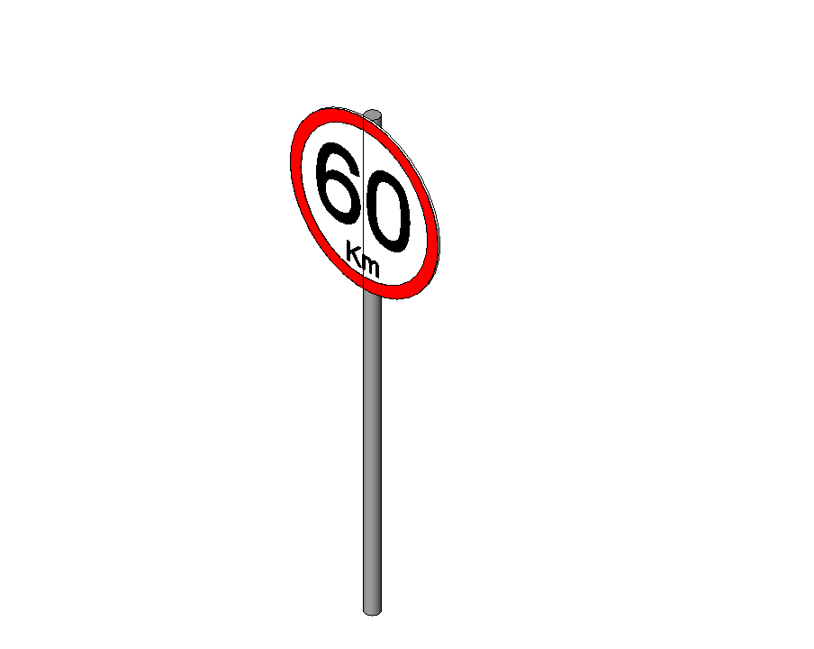 Speed Limit 60 Sign