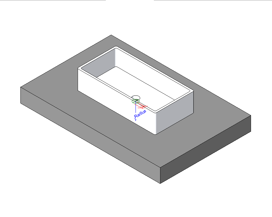 Rectangular Support Sink