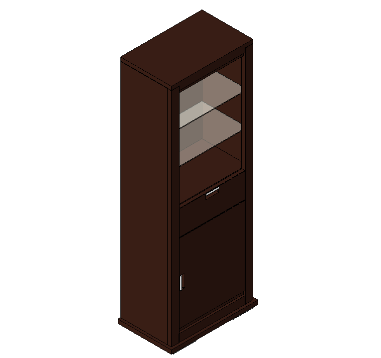 Tall Showcase Cabinet