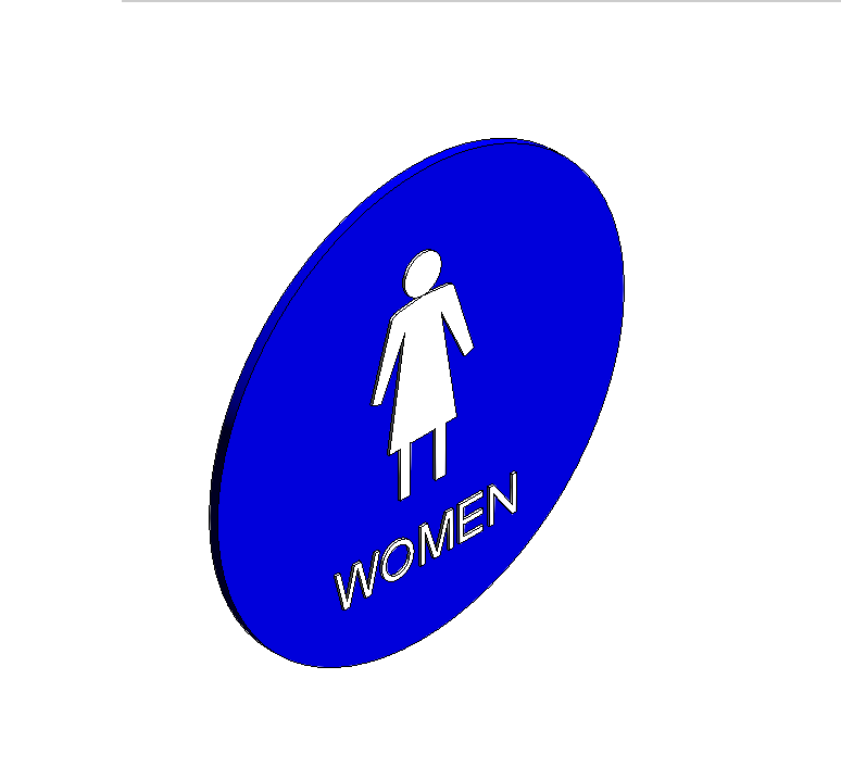 Women's Restroom Sign