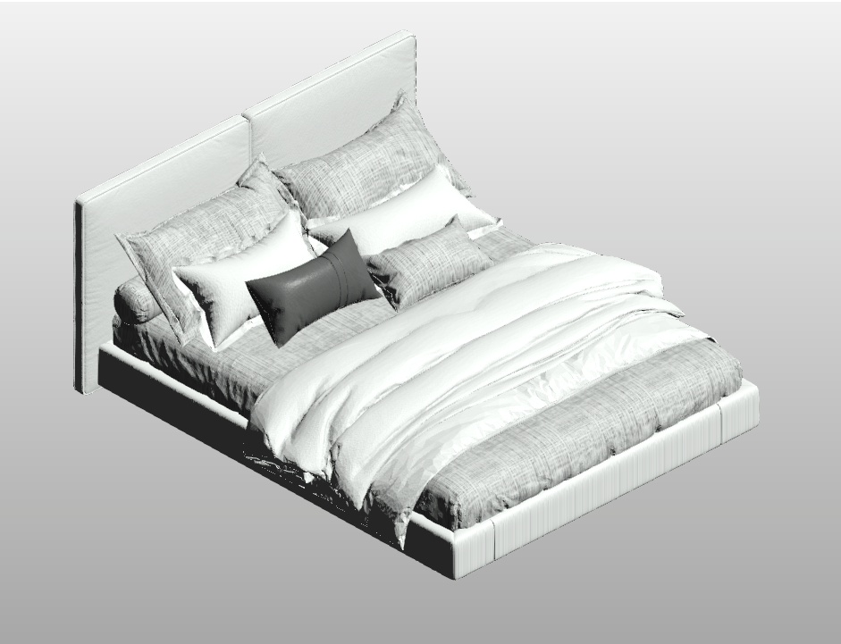 White Minimalist Bed Frame