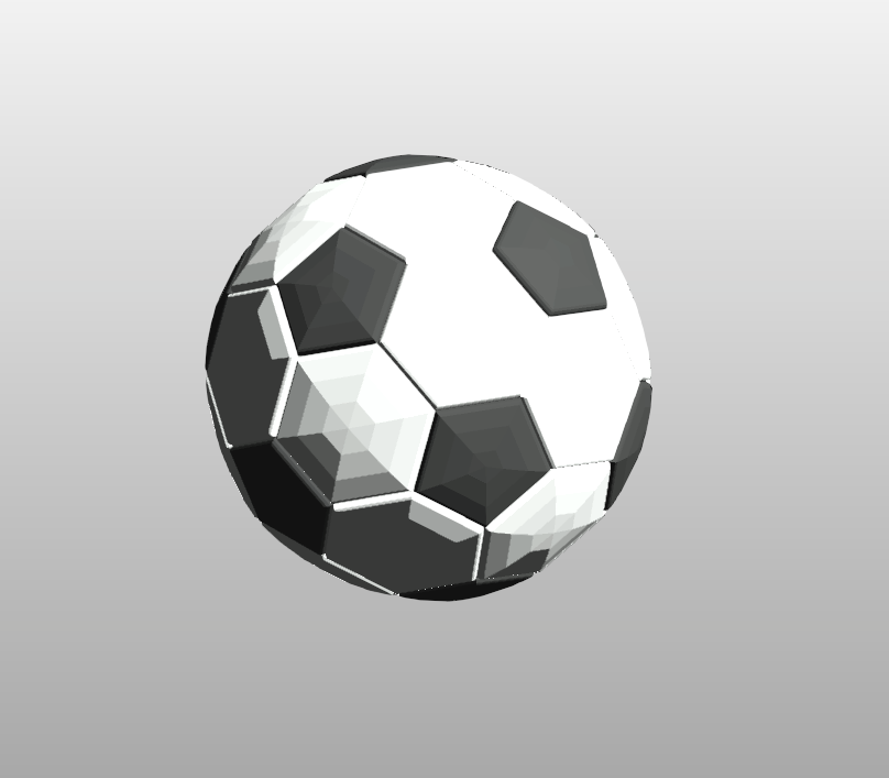 3D Soccer Ball