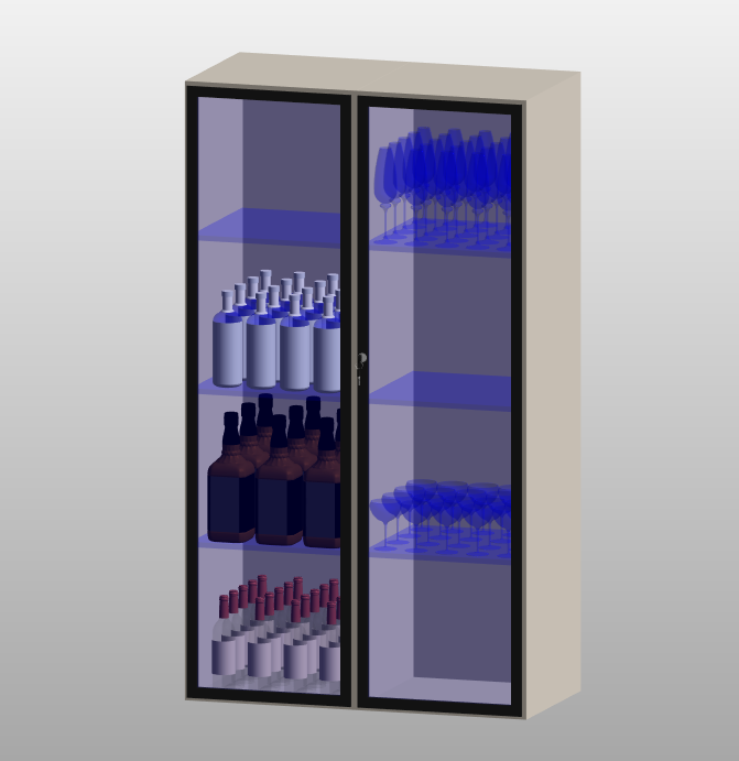 Glass Display Cabinet