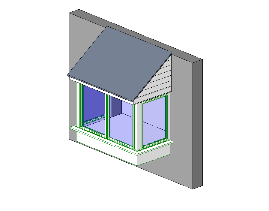 Bay Window with Pitched Roof