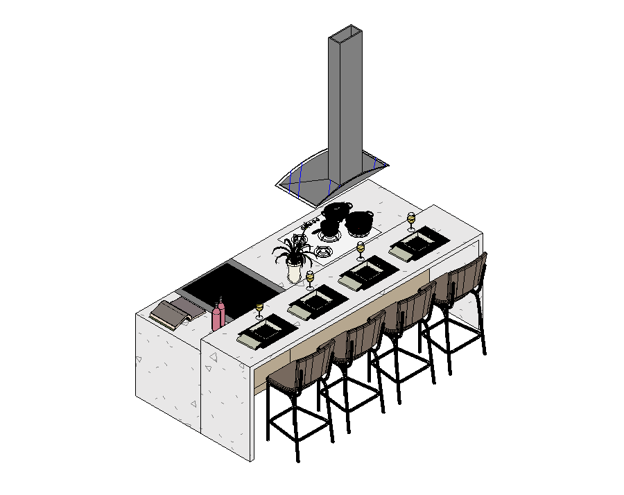 Industrial Kitchen Counter