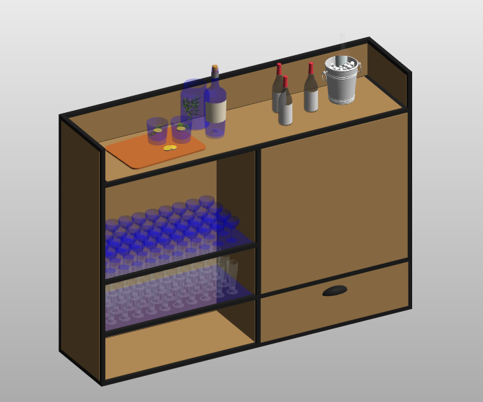 Modern Storage Cabinet