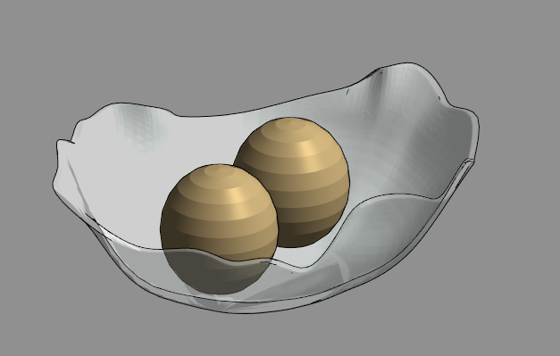 Decorative Bowl with Spheres