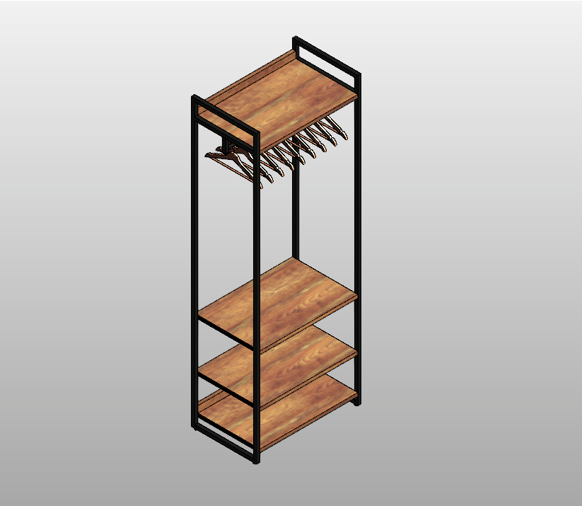 Wooden Shelving Unit