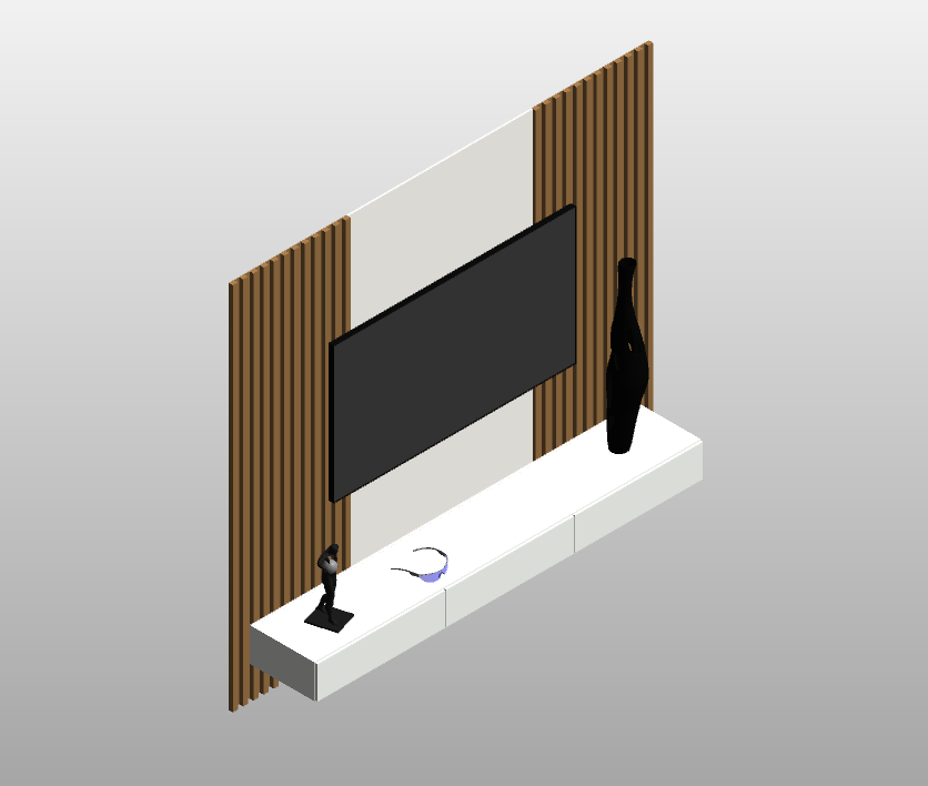 Dual Panel TV Stand