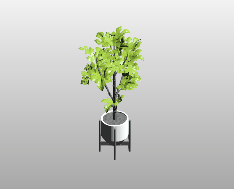 Tall Potted Plant