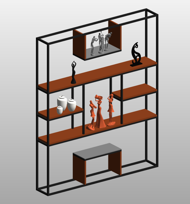 Modern Shelving Unit