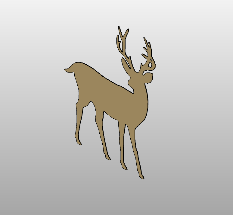 Decorative Deer 01