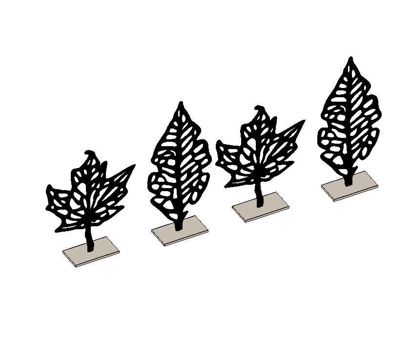 Leaf Ornament Set