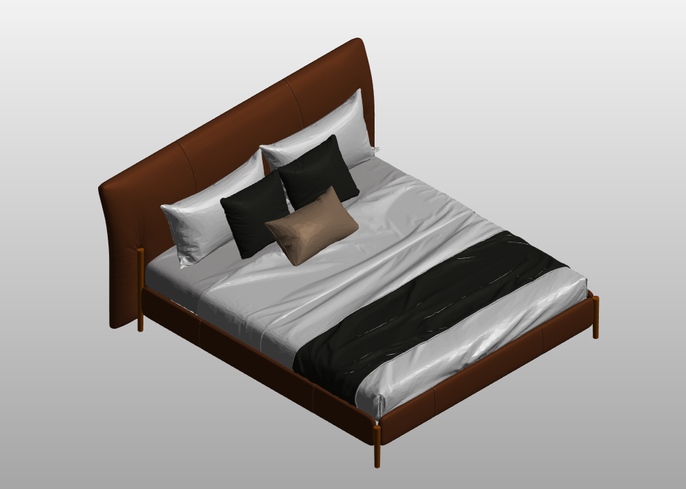 Wooden Frame Bed