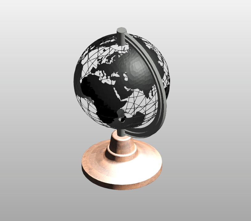 World Globe Decor