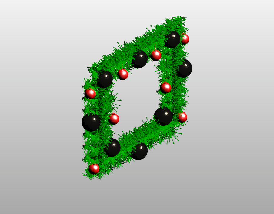 Festive Holly Wreath