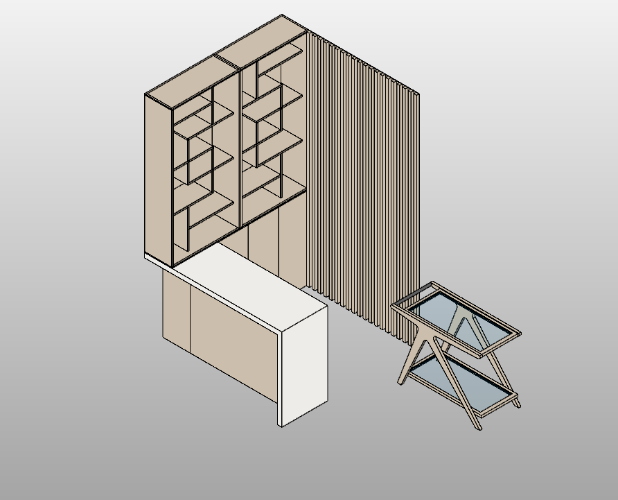 Integrated Storage Wardrobe