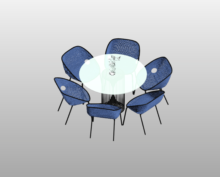 Round Dining Table Set