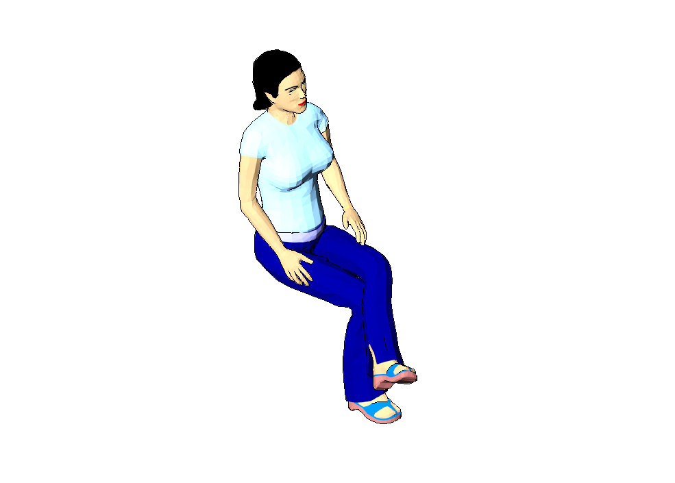 Seated Pose Figure