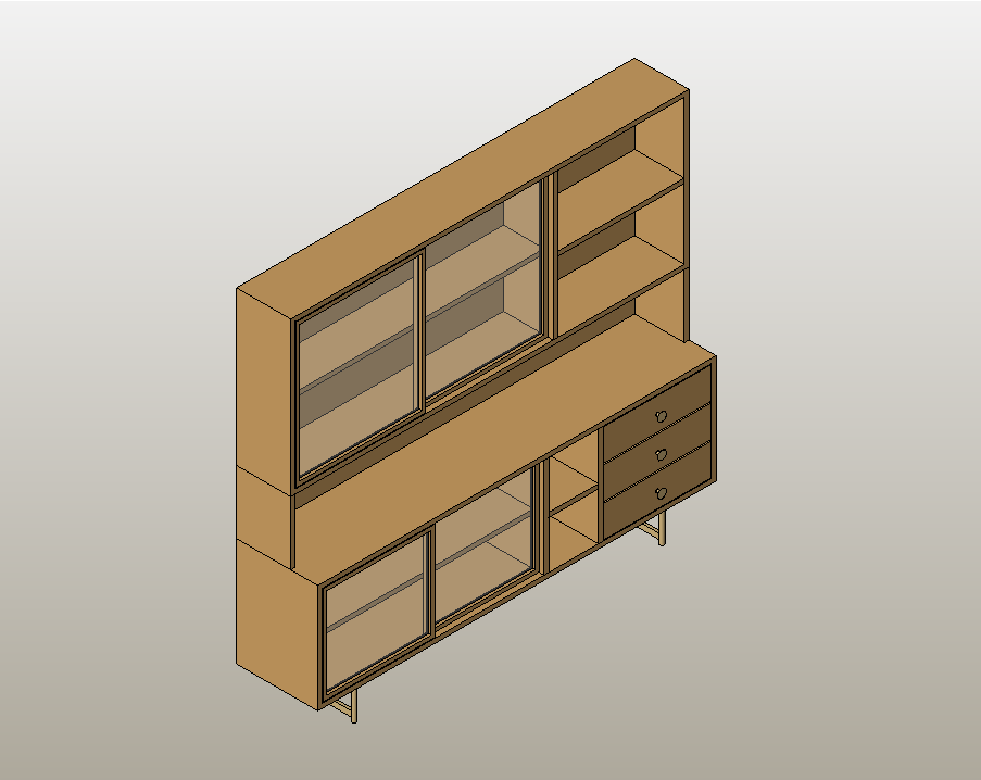 Wooden Bookshelf