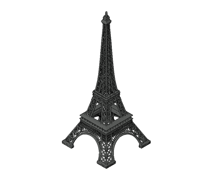Eiffel Tower Model 1 Eiffel Tower Model