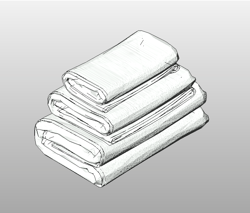 Stacked Towels
