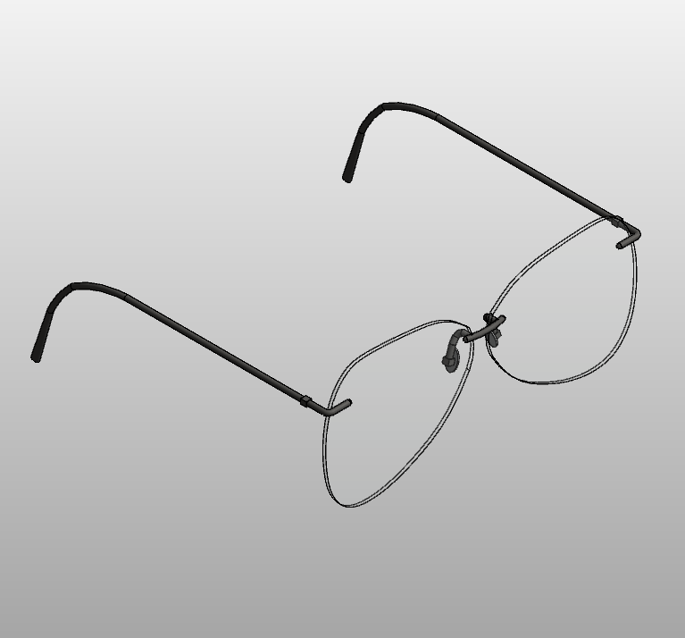 Wireframe Glasses 2 Wireframe Glasses