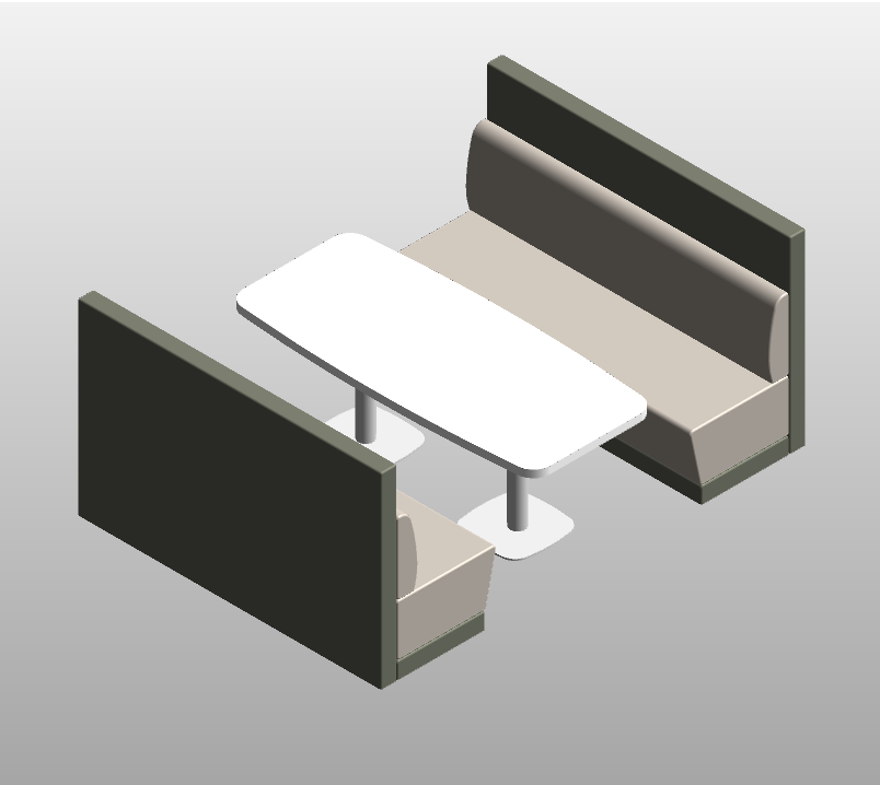 Booth Dining Set