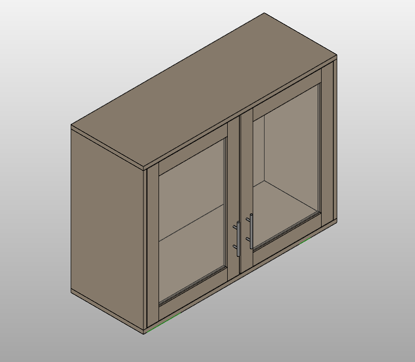 Glass Door Cabinet"
