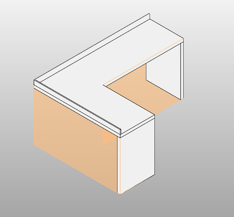 L-Shaped Reception Desk