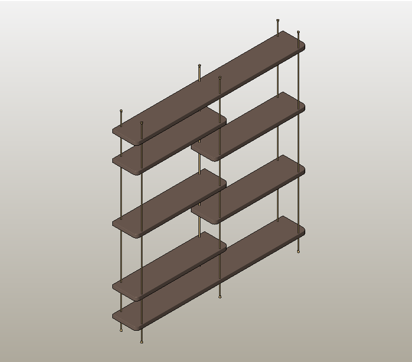 Wall-Mounted Shelf System