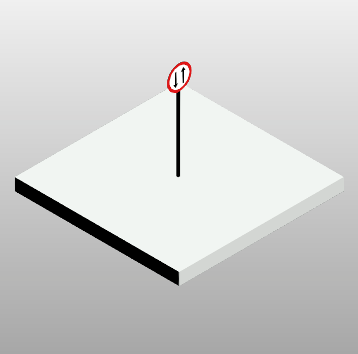 Two-Way Traffic Sign 2 Two-Way Traffic Sign