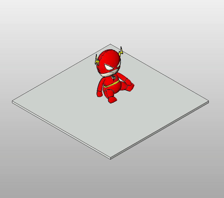 Flash Toy Figurine 2 Flash Toy Figurine