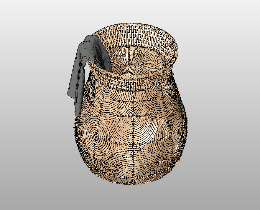 Elegant Woven Basket
