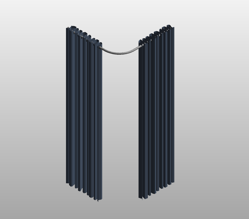 Sleek Photography Studio Divider