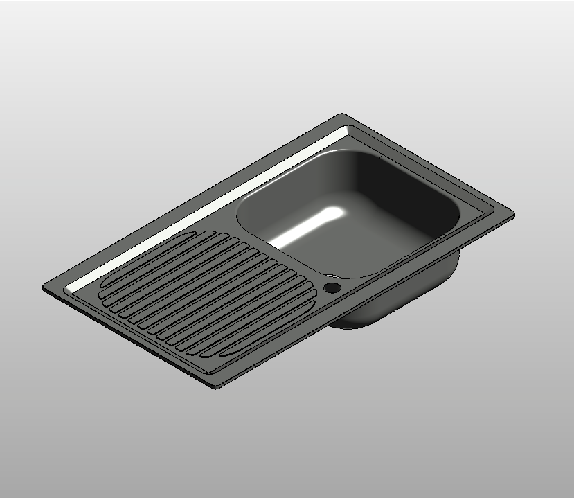 Modern Kitchen Sink with Strainer