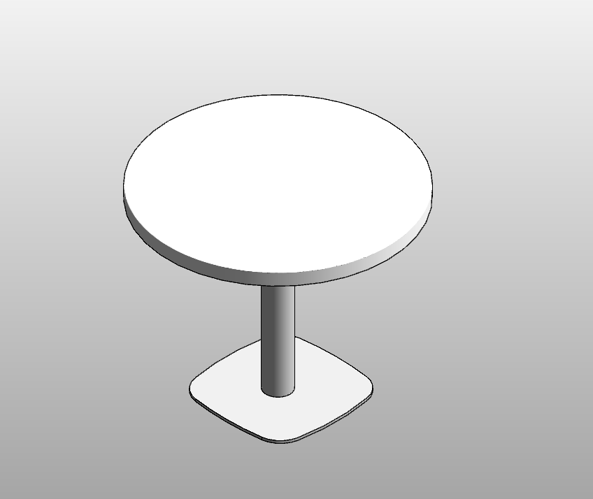 Modern Pedestal Table