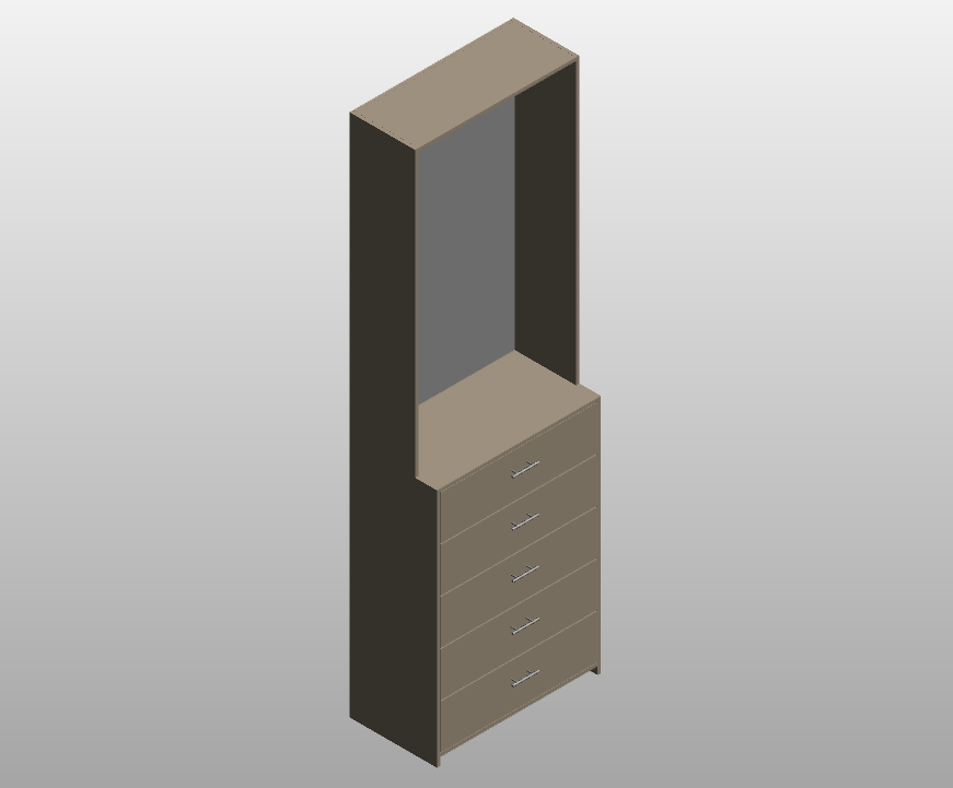 Sleek Wardrobe Unit