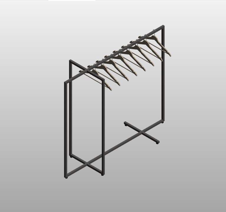 Sleek Garment Rack