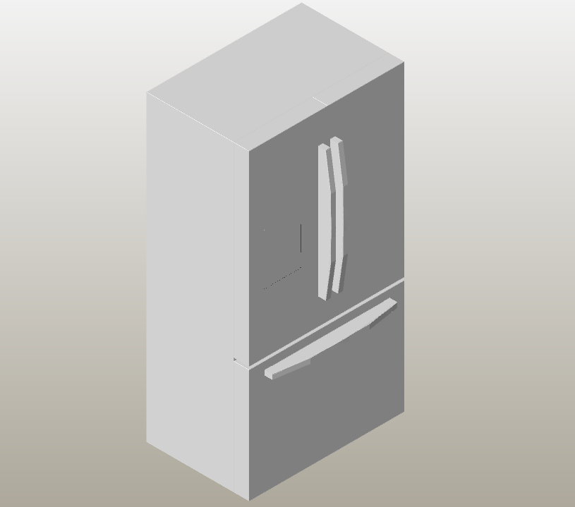 Modern Refrigerator Model