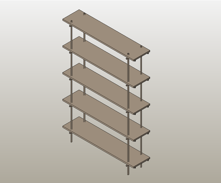 Modern Multi-Level Shelf