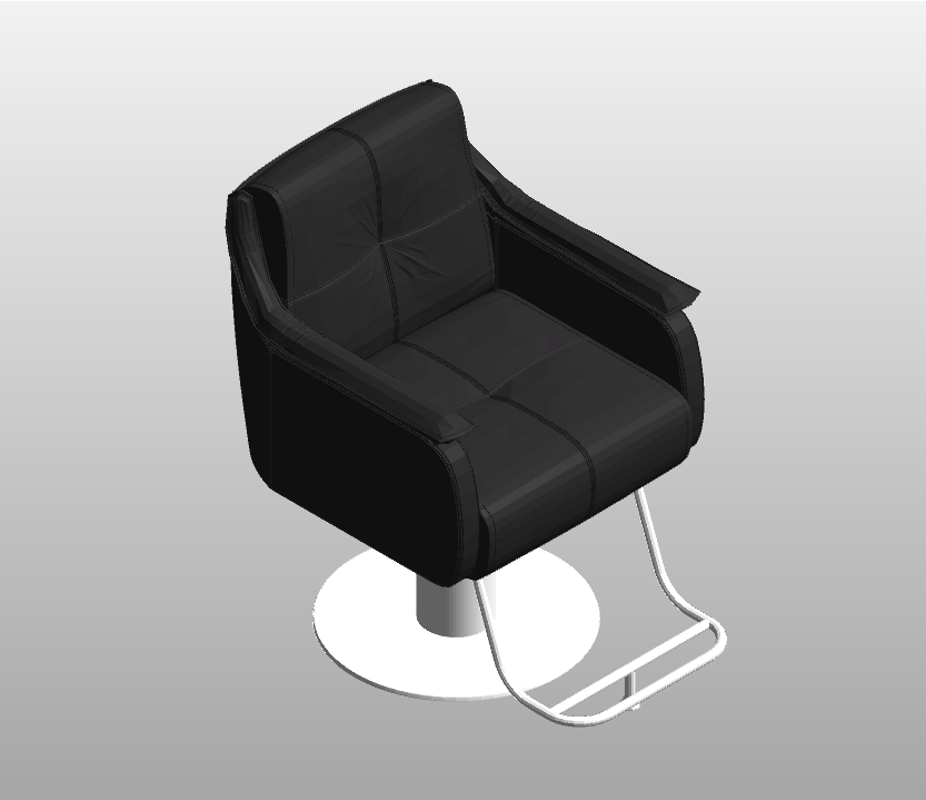 Sleek Swivel Lounge Chair