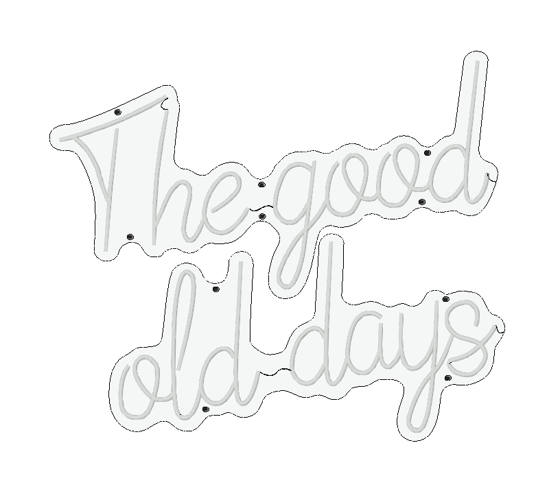 Nostalgic Wall Script