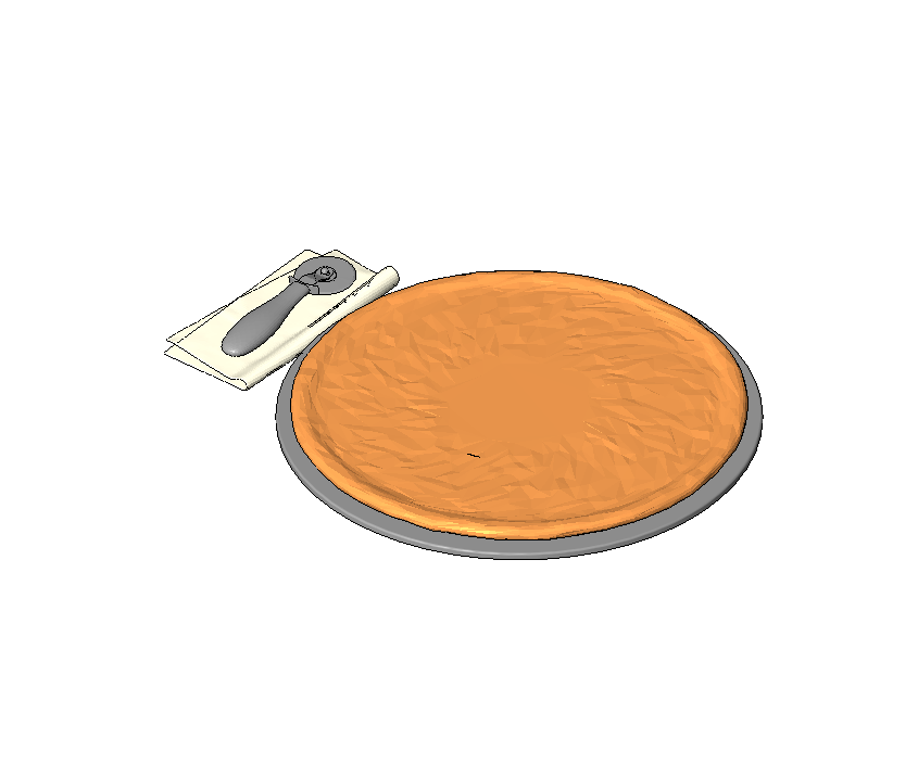 Pizza Serving Set - Revit Family