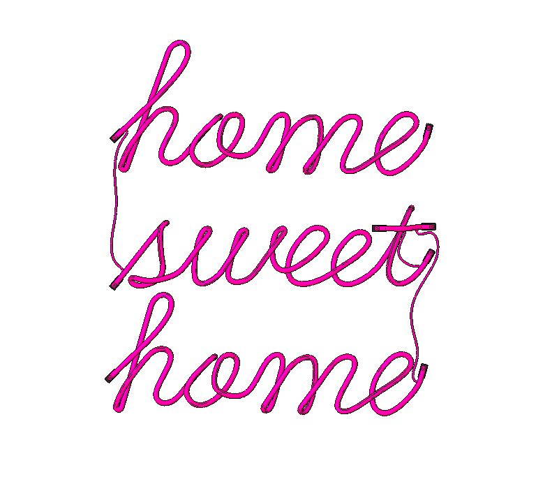 Neon Home Art