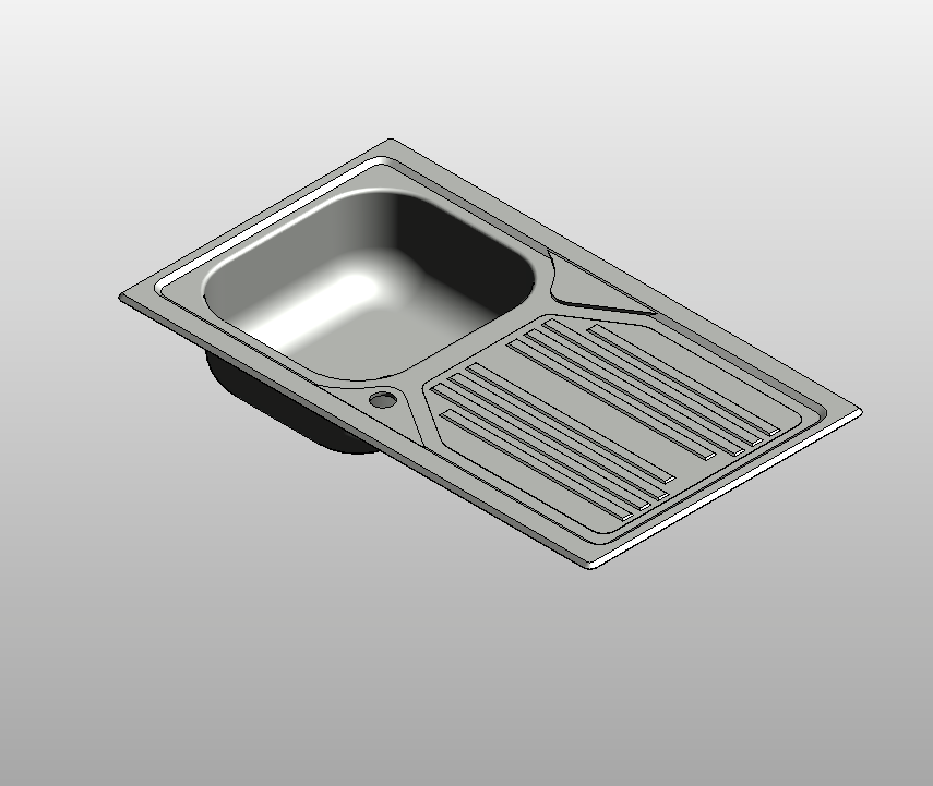 Elegant Kitchen Sink with Draining Board