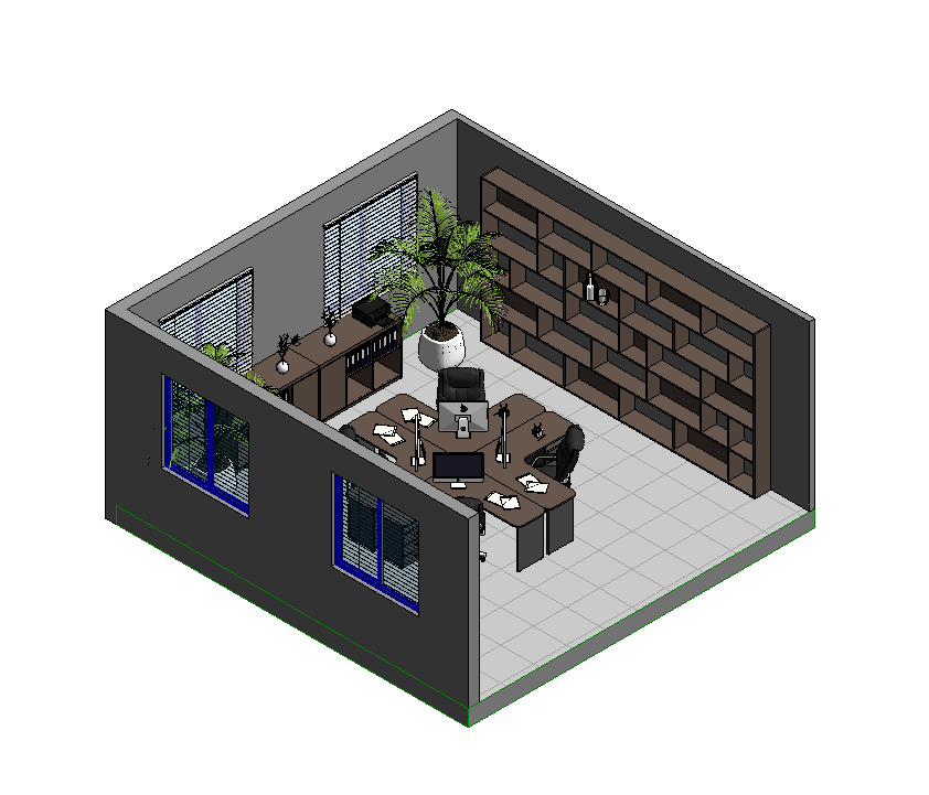 Contemporary Office Layout